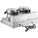 Carnival King WSM22 Non-Stick Double Waffle Maker with Timers - 120V