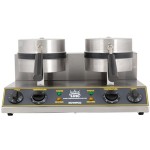 Carnival King WSM22 Non-Stick Double Waffle Maker with Timers - 120V