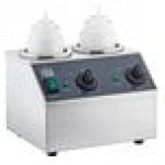Carnival King Quad 32 oz. Sauce / Topping Bottle Warmer with 6 Squeeze Bottles - 800W, 120V