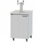 Beverage-Air DD24HC-1-S-024 Double Tap Kegerator Beer Dispenser - Stainless Steel, (1) 1/2 Keg Capacity