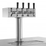 Avantco Stainless Steel Kegerator / Beer Dispenser with 2 Quadruple Tap Towers - (3) 1/2 Keg Capacity Avantco Stainless Steel Kegerator / Beer Dispenser with 2 Quadruple Tap Towers - (3) 1/2 Keg Capacity