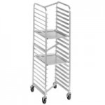 Channel 426AN-HD 10 Pan End Load Heavy-Duty Aluminum Nesting Bun / Sheet Pan Rack - Assembled