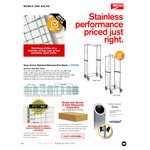 Metro RS3K4S Super Erecta Metroseal Gray Epoxy 20 Pan Side Load Bun / Sheet Pan Rack with Non-Marking Casters - Unassembled