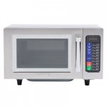 Waring WMO120 Stainless Steel Commercial Microwave with Push Button Controls - 208/240V, 1800W