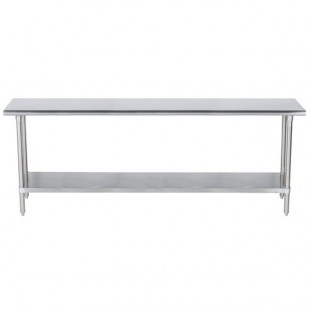 Advance Tabco SLAG-366-X 16 Gauge Stainless Steel Work Table with Stainless Steel Undershelf - 36