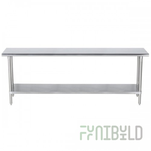 Advance Tabco SLAG-366-X 16 Gauge Stainless Steel Work Table with Stainless Steel Undershelf - 36