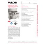 Vulcan 36R-36GT Endurance Liquid Propane Range with 36
