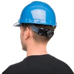 Cordova Duo Safety Blue Cap Style Hard Hat with 6-Point Ratchet Suspension Cordova Duo Safety Blue Cap Style Hard Hat with 6-Point Ratchet Suspension
