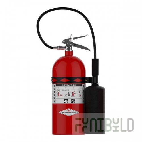 Amerex FE 330 10 lb. Carbon Dioxide BC Fire Extinguisher 01714 - UL Rating 10B:C