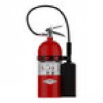 Amerex FE 330 10 lb. Carbon Dioxide BC Fire Extinguisher 01714 - UL Rating 10B:C