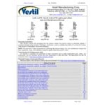 Vestil 500 lb. Mobile Steel Lite Load Winch Lifter with 20