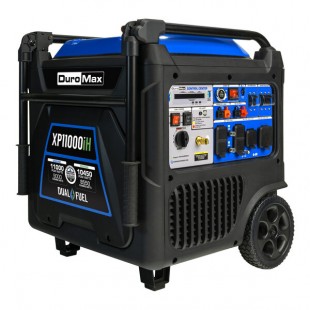 DuroMax XP11000IH iH Series 459 CC Dual Fuel Inverter Portable Generator with CO Alert - 11,000W, 120/240V