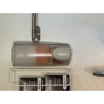Dial DIA03922 1 Liter Smoke Manual Hand Soap Dispenser / Amenity Dispenser