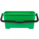 Unger Pro Bucket QB12B 3 Gallon Green Window Cleaning Bucket with Sieve and Squeegee Clip Unger Pro Bucket QB12B 3 Gallon Green Window Cleaning Bucket with Sieve and Squeegee Clip