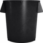 Carlisle 34105703 Bronco 44 - 55 Gallon Black Round Dome Top Trash Can Lid with Hinged Door Carlisle 34105703 Bronco 44 - 55 Gallon Black Round Dome Top Trash Can Lid with Hinged Door