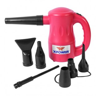 XPOWER Airrow Pro B-53 Pink Multipurpose Pet Hair Dryer, Duster, Air Pump, and Blower - 90 CFM, 120V XPOWER Airrow Pro B-53 Pink Multipurpose Pet Hair Dryer, Duster, Air Pump, and Blower - 90 CFM, 120V
