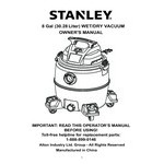 Stanley SL18117P 8 Gallon 5 Peak hp Wet / Dry Vacuum with Tool Kit - 120V, 1 Phase Stanley SL18117P 8 Gallon 5 Peak hp Wet / Dry Vacuum with Tool Kit - 120V, 1 Phase