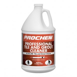 Dri-Eaz Prochem 104258 1 Gallon / 128 oz. Concentrated Tile and Grout Cleaner - 4/Case Dri-Eaz Prochem 104258 1 Gallon / 128 oz. Concentrated Tile and Grout Cleaner - 4/Case