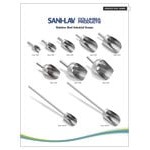 Sani-Lav 8 oz. Heavy-Duty Stainless Steel Scoop 3997