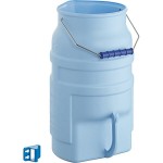 Vollrath 7001 5.75 Gallon Polyethylene Traex® Blue Safety Mate Ice Porter® with Hanging Bracket