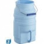 Vollrath 7001 5.75 Gallon Polyethylene Traex® Blue Safety Mate Ice Porter® with Hanging Bracket