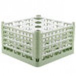 Vollrath 52771 Signature Full-Size Light Green 16-Compartment 10 9/16