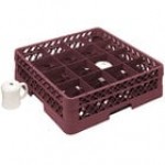 Vollrath TR4DDDD Traex® Full-Size Black 16-Compartment 9 7/16