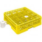 Vollrath TR4DDDD Traex® Full-Size Black 16-Compartment 9 7/16