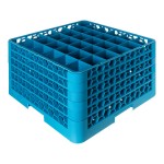 Carlisle RG36-514 OptiClean 36 Compartment Blue Glass Rack with 5 Extenders Carlisle RG36-514 OptiClean 36 Compartment Blue Glass Rack with 5 Extenders