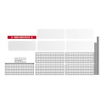 Regency NSF Black Epoxy Take-Out Shelving Station with 5 Shelves and PVC Shelf Mat Overlay - 18