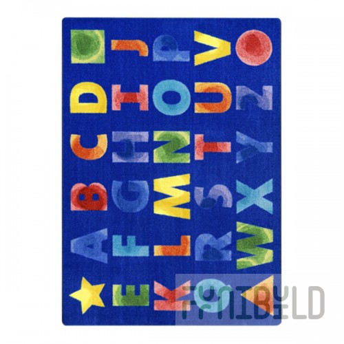 Joy Carpets Kid Essentials Watercolor Alphabet 10' 9
