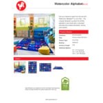 Joy Carpets Kid Essentials Watercolor Alphabet 10' 9 Joy Carpets Kid Essentials Watercolor Alphabet 10' 9