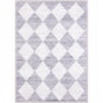 Abani Parker Collection 4' x 6' Gray Modern Geometric Diamond Area Rug Abani Parker Collection 4' x 6' Gray Modern Geometric Diamond Area Rug