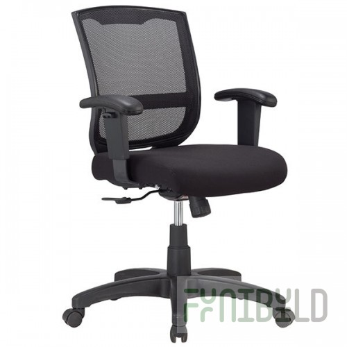 Eurotech MT4500 Maze Series Black Mid Back Swivel Office Chair