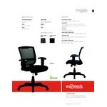 Eurotech MT4500 Maze Series Black Mid Back Swivel Office Chair Eurotech MT4500 Maze Series Black Mid Back Swivel Office Chair