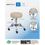 Boss Office B240-BG Beige Be Well Medical Professional Adjustable Stool