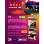 Solaira XL Black Aluminum Ultra-Low Light Electric Infrared Heater - 208/240V, 1500W