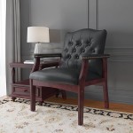 Boss B959-BK Ivy League Black Caressoft Executive Guest Chair with Mahogany Finish Boss B959-BK Ivy League Black Caressoft Executive Guest Chair with Mahogany Finish