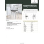 Lancaster Table & Seating Vineyard Rustic White Wood Cross Back Chair with 2 Lancaster Table & Seating Vineyard Rustic White Wood Cross Back Chair with 2