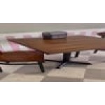 Lancaster Table & Seating Boomerang Black Finish Chair with Blue Vinyl Seat and Vintage Wood Back - Unassembled Lancaster Table & Seating Boomerang Black Finish Chair with Blue Vinyl Seat and Vintage Wood Back - Unassembled