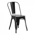 Lancaster Table & Seating Alloy Copper Indoor Arm Chair with Natural Wood Seat