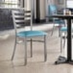 Lancaster Table & Seating Clear Coat Finish Ladder Back Chair with 2 1/2 Lancaster Table & Seating Clear Coat Finish Ladder Back Chair with 2 1/2