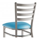 Lancaster Table & Seating Clear Coat Finish Ladder Back Chair with 2 1/2 Lancaster Table & Seating Clear Coat Finish Ladder Back Chair with 2 1/2