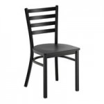 Lancaster Table & Seating Clear Coat Finish Ladder Back Chair with 2 1/2 Lancaster Table & Seating Clear Coat Finish Ladder Back Chair with 2 1/2