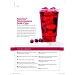 Fabri-Kal Kal-Clear/Nexclear LKC16/24F Clear Flat PET Lid for 5 oz., 8 oz., and 12 oz. Sundae Cups - No Slot - 1,000/Case