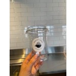 Fabri-Kal Kal-Clear/Nexclear LKC16/24F Clear Flat PET Lid for 5 oz., 8 oz., and 12 oz. Sundae Cups - No Slot - 1,000/Case