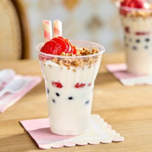Choice 15 oz. Clear PET Plastic Parfait / Dessert Cup - 1,000/Case Choice 15 oz. Clear PET Plastic Parfait / Dessert Cup - 1,000/Case