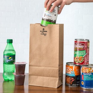 Duro Bulwark 8 lb. Extra Heavy-Duty Natural Kraft Bag - 400/Bundle Duro Bulwark 8 lb. Extra Heavy-Duty Natural Kraft Bag - 400/Bundle