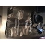 Choice .98 Mil Black Italic Thank You Extra Heavy-Duty Plastic Liquor Bag - 1,000/Case