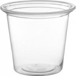 Choice PET Plastic Lid for 0.5 to 1.25 oz. Souffle Cup / Portion Cup - 100/Pack Choice PET Plastic Lid for 0.5 to 1.25 oz. Souffle Cup / Portion Cup - 100/Pack